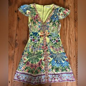 Alice + Olivia Yellow Dress